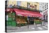 Green Grocer In Paris-Cora Niele-Stretched Canvas