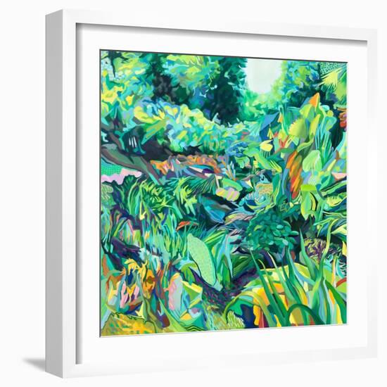 Green Growth-rose lascelles-Framed Giclee Print