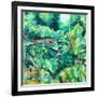 Green Growth-rose lascelles-Framed Giclee Print