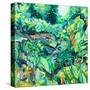 Green Growth-rose lascelles-Stretched Canvas