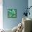 Green Growth-rose lascelles-Framed Stretched Canvas displayed on a wall