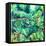 Green Growth-rose lascelles-Framed Stretched Canvas