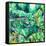 Green Growth-rose lascelles-Framed Stretched Canvas