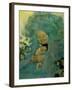 Green Haired Lady-Vintage Apple Collection-Framed Giclee Print