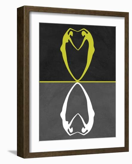 Green Heart Reflection-Felix Podgurski-Framed Art Print