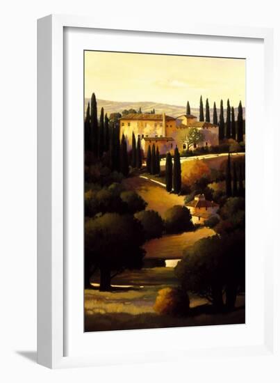 Green Hills of Tuscany I-Max Hayslette-Framed Giclee Print