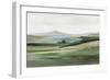 Green Hillside Horizon-Allison Pearce-Framed Art Print