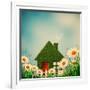 Green House-dtolokonov-Framed Art Print