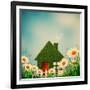 Green House-dtolokonov-Framed Art Print