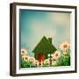 Green House-dtolokonov-Framed Art Print