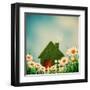 Green House-dtolokonov-Framed Art Print