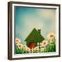 Green House-dtolokonov-Framed Premium Giclee Print