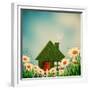 Green House-dtolokonov-Framed Premium Giclee Print