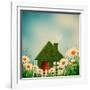 Green House-dtolokonov-Framed Art Print