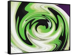 Green Is Life-Herb Dickinson-Framed Stretched Canvas