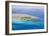 Green Island at Great Barrier Reef near Cairns Australia Seen from Above-dzain-Framed Photographic Print