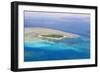 Green Island at Great Barrier Reef near Cairns Australia Seen from Above-dzain-Framed Photographic Print