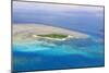 Green Island at Great Barrier Reef near Cairns Australia Seen from Above-dzain-Mounted Photographic Print