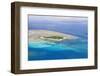 Green Island at Great Barrier Reef near Cairns Australia Seen from Above-dzain-Framed Photographic Print