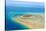 Green Island Great Barrier Reef, Cairns Australia Seen from Above-dzain-Stretched Canvas