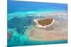 Green Island Great Barrier Reef, Cairns Australia Seen from Above-dzain-Mounted Photographic Print