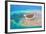 Green Island Great Barrier Reef, Cairns Australia Seen from Above-dzain-Framed Photographic Print