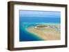 Green Island Great Barrier Reef, Cairns Australia Seen from Above-dzain-Framed Photographic Print