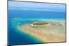 Green Island Great Barrier Reef, Cairns Australia Seen from Above-dzain-Mounted Photographic Print