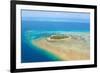 Green Island Great Barrier Reef, Cairns Australia Seen from Above-dzain-Framed Photographic Print