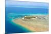Green Island Great Barrier Reef, Cairns Australia Seen from Above-dzain-Mounted Photographic Print