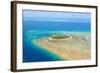 Green Island Great Barrier Reef, Cairns Australia Seen from Above-dzain-Framed Photographic Print