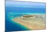 Green Island Great Barrier Reef, Cairns Australia Seen from Above-dzain-Mounted Photographic Print