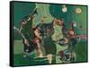 Green Joy-Mario Persico-Framed Stretched Canvas