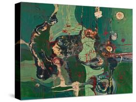 Green Joy-Mario Persico-Stretched Canvas