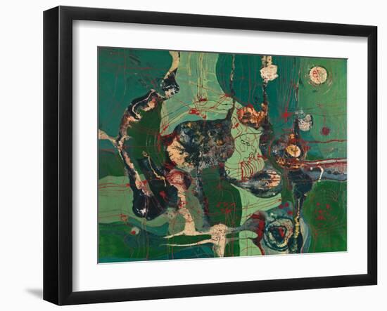 Green Joy-Mario Persico-Framed Giclee Print
