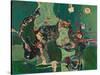 Green Joy-Mario Persico-Stretched Canvas