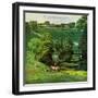 "Green Kentucky Pastures," July 29, 1961-John Clymer-Framed Premium Giclee Print