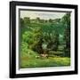 "Green Kentucky Pastures," July 29, 1961-John Clymer-Framed Giclee Print