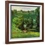 "Green Kentucky Pastures," July 29, 1961-John Clymer-Framed Giclee Print