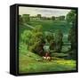 "Green Kentucky Pastures," July 29, 1961-John Clymer-Framed Stretched Canvas