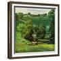 "Green Kentucky Pastures," July 29, 1961-John Clymer-Framed Giclee Print