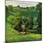 "Green Kentucky Pastures," July 29, 1961-John Clymer-Mounted Giclee Print