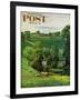 "Green Kentucky Pastures," Saturday Evening Post Cover, July 29, 1961-John Clymer-Framed Giclee Print