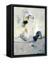 Green Key II-Kari Taylor-Framed Stretched Canvas