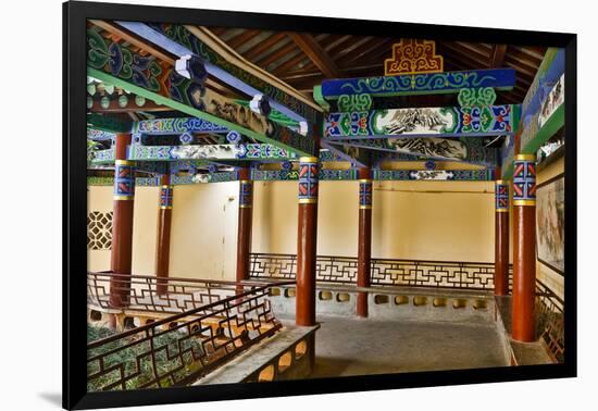 Green Lake Park and its Many Colorful Buildings, Kunming China-Darrell Gulin-Framed Photographic Print