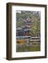 Green Lake Park and its Many Colorful Buildings, Kunming China-Darrell Gulin-Framed Photographic Print