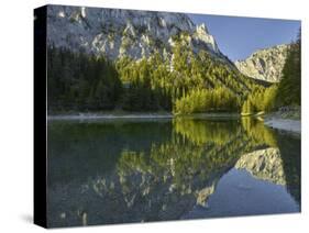 Green Lake, Upper Town, Hochschwab Area, Styria, Austria-Rainer Mirau-Stretched Canvas