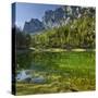 Green Lake, Upper Town, Hochschwab Area, Styria, Austria-Rainer Mirau-Stretched Canvas