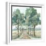 Green Landscape Reverie-null-Framed Art Print