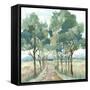 Green Landscape Reverie-null-Framed Stretched Canvas